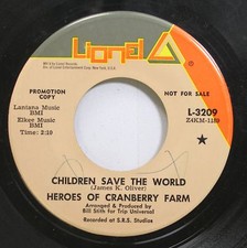 Hear! Psych Rock Promo 45 Heroes Of Preiselbeere Bauernhof - Kind Save The World
