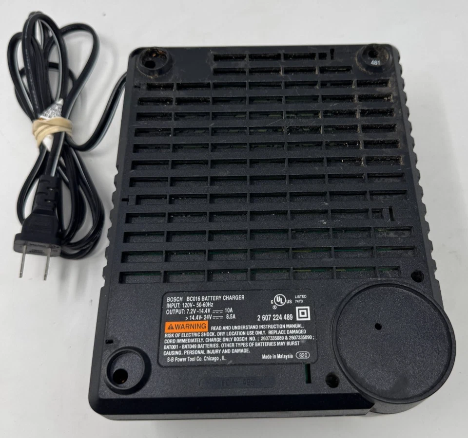 BOSCH BC016 BATTREY CHARGER 7.2V-24V . - Image 2 of 3