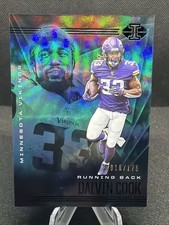 2020 Panini Illusions - Dalvin Cook #74 Trophy Collection Teal /175 Vikings