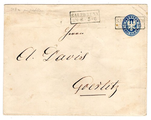 Prussia GA U21Ba Da SALZBRUNN A GÖRLITZ Gest. 200EUR (DA0133)