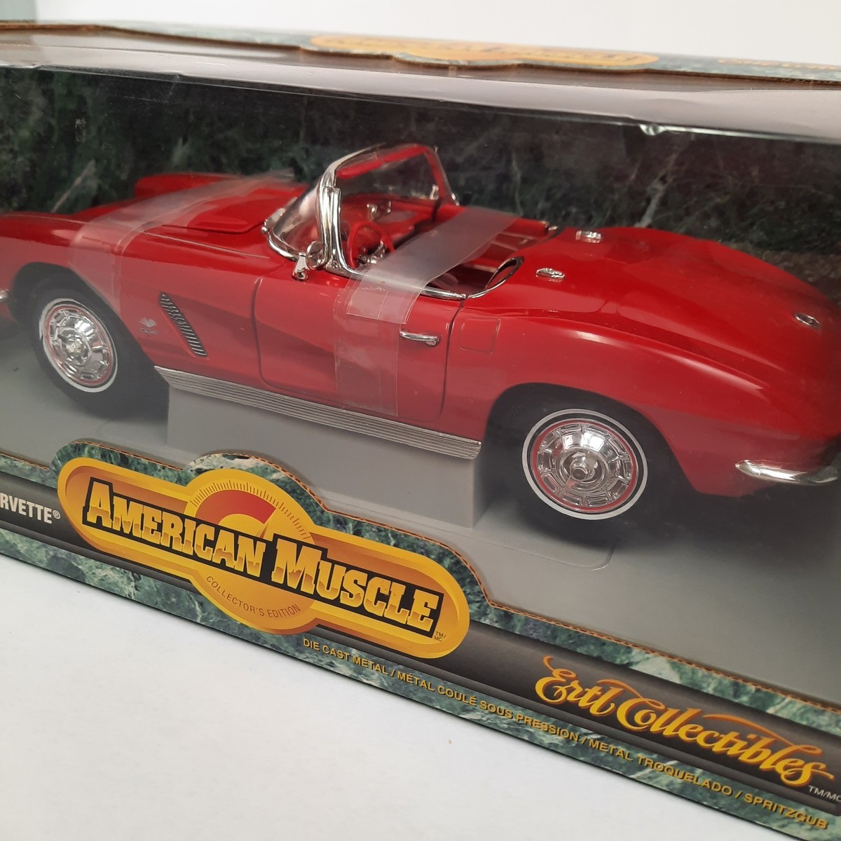 Chevrolet Corvette Sting Ray 1963 – Miniature ERTL 1/18 – American Muscle – Rare
