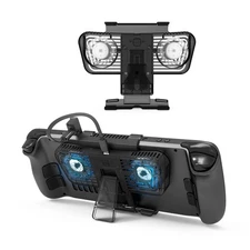 External LED Fan Cooling Cooler Holder Bracket For Steam Deck/Switch/Switch OLED