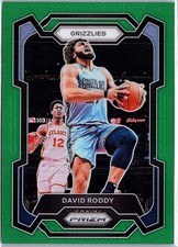 2023-24 Panini Prizm #267 David Roddy Prizms Green