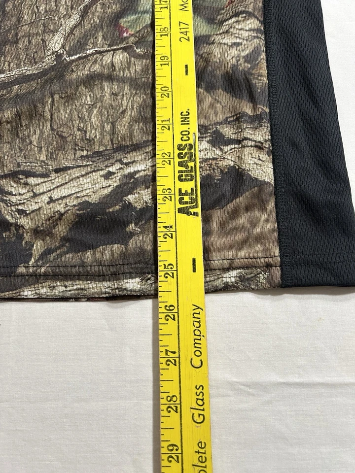 Mossy Oak Camouflage Long Sleeve Pullover Shirt Size 2XL Hunting Outdoors Men's - Image 4 of 4