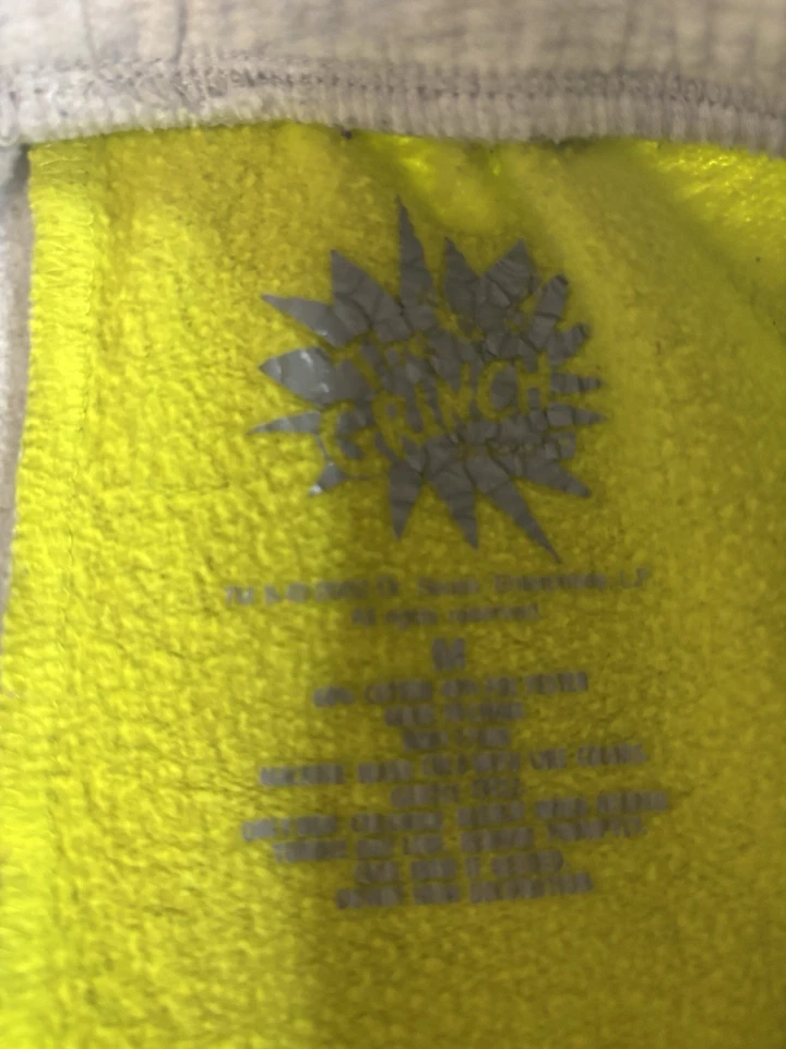 Pantalones de Pijama The Grinch Para Hombre Medianos M Navidad Joggers Pantalones de Salón Dr. Seuss Foto 4 de 4