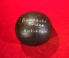 RARE CIVIL WAR CANNONBALL / VISIBLE SEAM / FROM BURNSIDE BRIDGE ANTIETAM - 1862