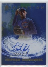 2021 Bowman Inception Blue Foil 40/75 Cristian Hernandez #PPA-CH Auto 02ti