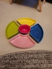 Fiesta Omni Relish Tray Inserts Entertaining Set 5 Piece Fiestaware