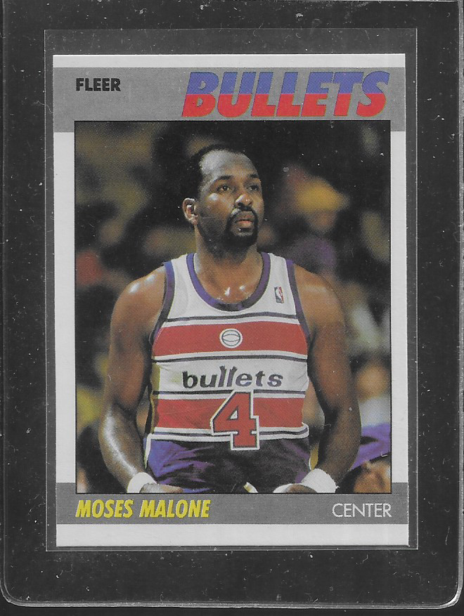 1987-88 FLEER # 69 MOSES MALONE NICE CARD