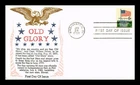 US COVER FLAG OVER WHITE HOUSE 6C FIRST DAY ISSUE KHOL KRAFT CACHET