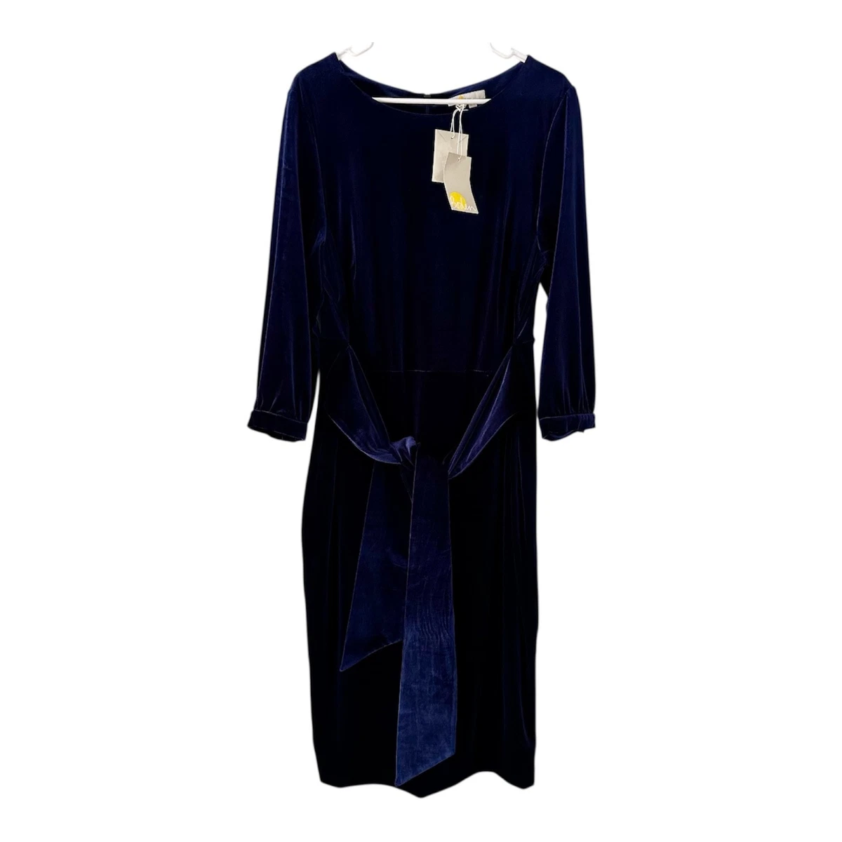 strapless open back dress Hazel Embellished Denim Dress – Retrofete main image 1