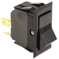 Cres Cor 0808116K Black Rocker Switch