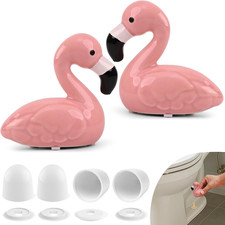 Pink Flamingo Toilet Bolt Covers Decorative Set 2 Ceramic Flamingo Toilet Bolt