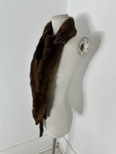 Vintage 1940s 3 Pelt Minks Stole