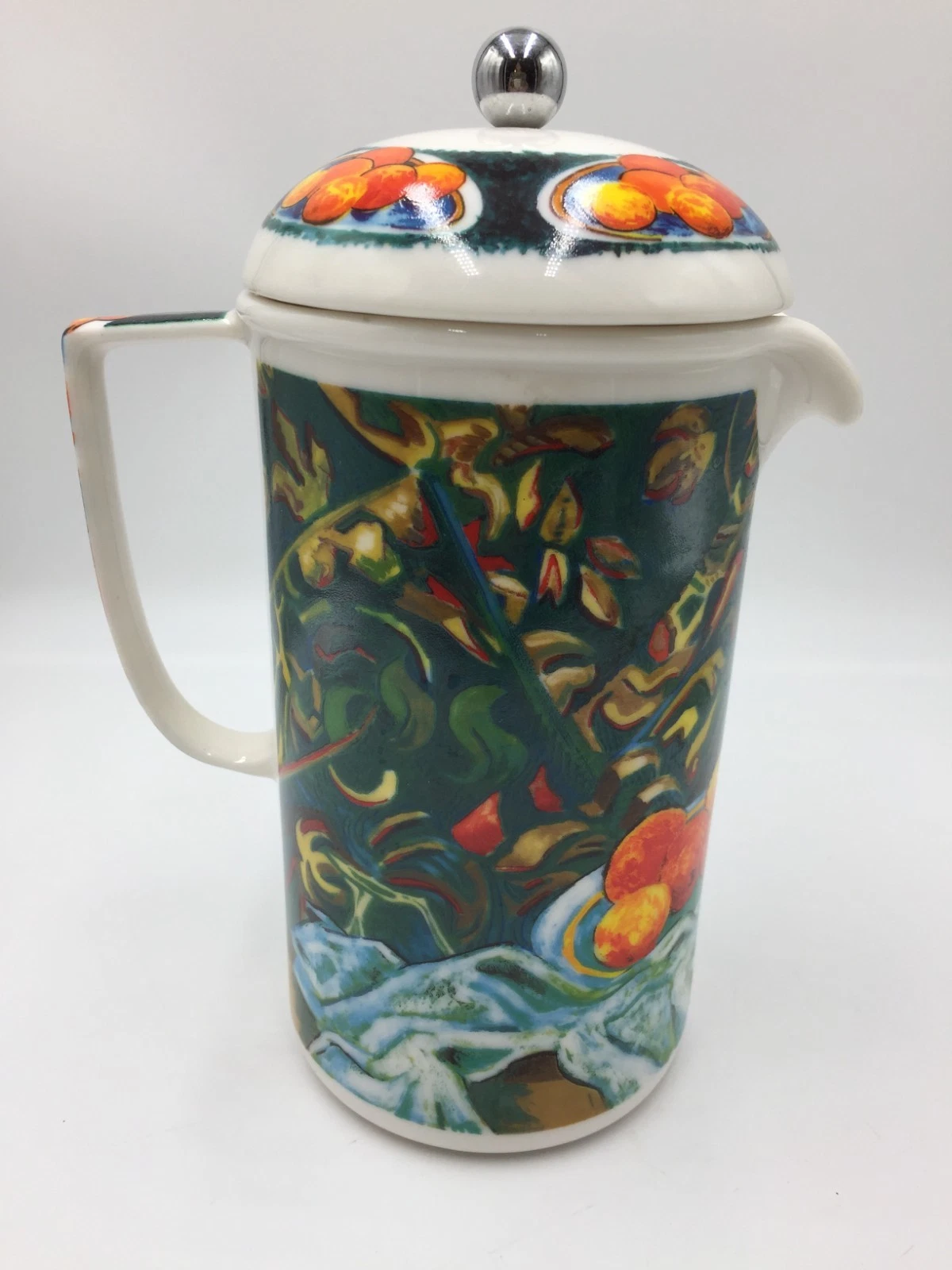 CHALEUR Master Still Life Burrows French Press Pitcher,Cezanne,Complete,MINT