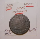 1811-P Large Cent — photo from another recent sale