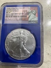 2016(W) Silver Eagle NGC MS70 Struck at West Point First Day of Issue Blue Core