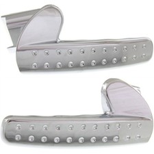 Door Handle Set For 2002-2008 Dodge Ram 1500 Front Or Rear Chrome Plastic 2-pcs