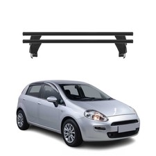 Menabo Dachträger Grundtäger für Fiat Punto Classic 2007-2010 50kg Alu Schwarz