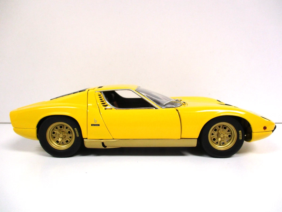 Anson アンソン1/18 ランボルギーニ ミウラYellow Anson Lamborghini 1:18 Scale Diecast & Toy Vehicles for sale - eBay