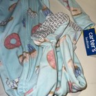 carters bedtime 12 months footed zip up pajamas nwt — photo 3