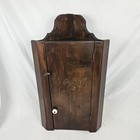 Wood wall Corner Cabinet Cupboard Storage Farmhouse Rustic Primitive Vintage