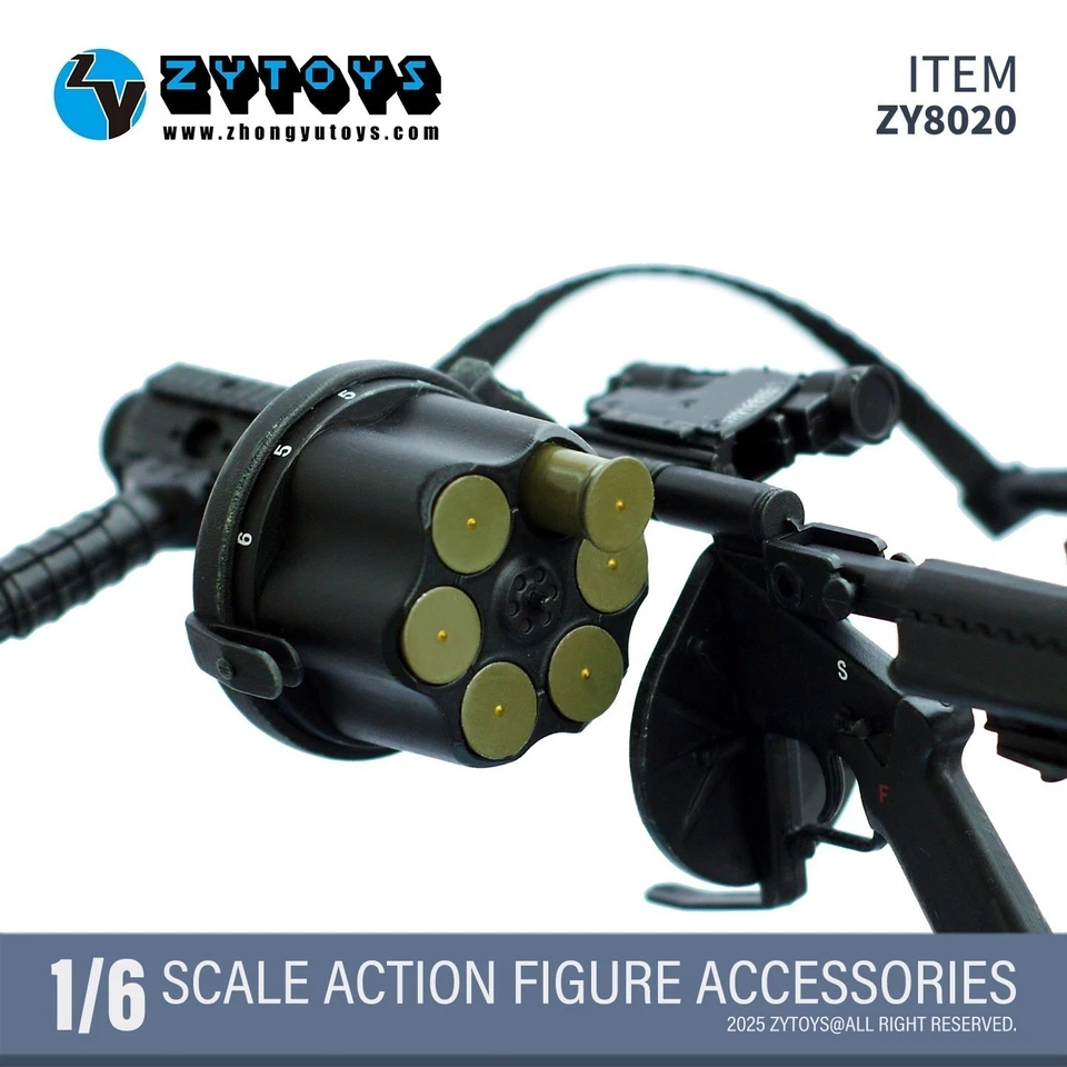 Figura de ação modelo lançador de granadas curtas 1/6 MGL para 12" Phicen Soldier - Imagem 4 de 4