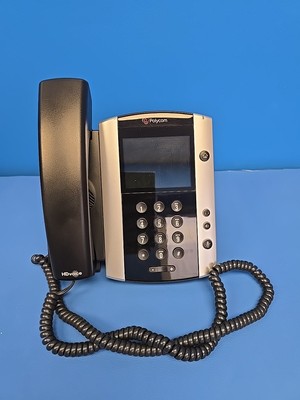 Polycom VVX 500 Phone Color Touchscreen Factory Reset Great Condition