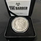 ZOMBUCKS PROOF SILVER SERIES - “The Barber” .999 Silver Proof #4