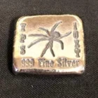 1 oz Hand Poured 999 Silver Bullion "Spider Bar"