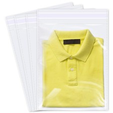 - 500 Pcs - 10" x 13" Clear Plastic Cellophane Bags - Resealable Self Sealing...