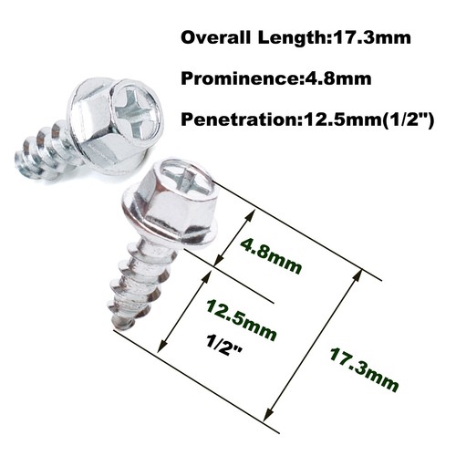 Hard Case Wading Boot Studs 30 Pack - Heavy-Duty Screw-In Traction Spikes - Picture 2 of 7