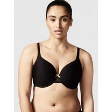 Chantelle 32G Molded C-Ideal T-Shirt Bra NWOT Black 1951