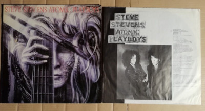 STEVE STEVENS - ATOMIC PLAYBOYS - LP + OIS (no seamsplits) EUROPE / GERMANY 1989