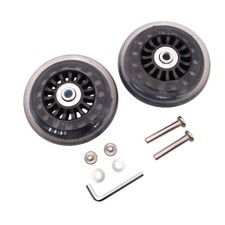 US Stock 2Set OD 87mm Luggage Suitcase Replacement Wheels Axles Repair Wrench