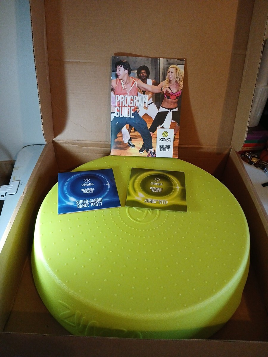 ZUMBA FITNESS STEP RISER KIT with DVD's Nutrition Book Music CD's