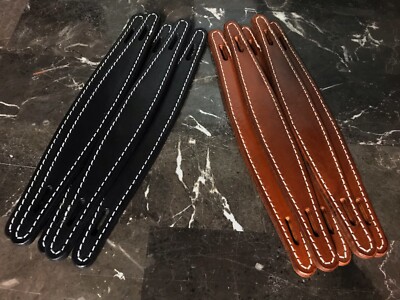 HANDMADE FULL GRAIN LEATHER AMP HANDLE FOR FENDER ''TWEED'' AMP - MADE IN USA!