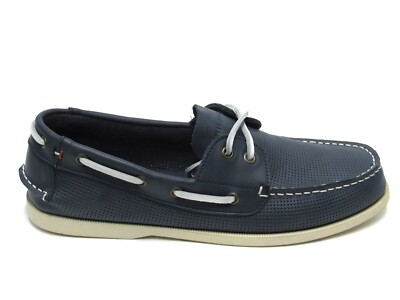 Tommy Hilfiger Bowman Moccasin Boat Shoes (Men's) Blue Sz M