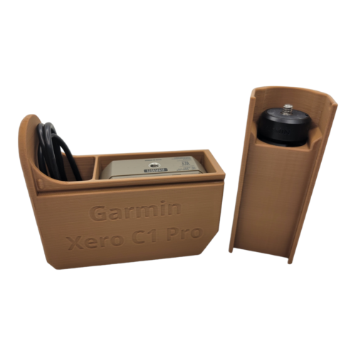 Compact Hard Case 3D Printed for the Garmin Xero C1 Pro Chronograph (Desert Tan) - 第 1/8 張圖片