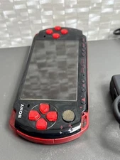 PSPJ-30017 PSP Play Station Portable Console Red SONY Tested Working