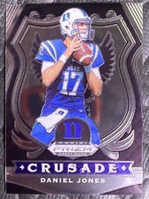 2020 Panini Prizm Draft Picks Crusade #35 Daniel Jones Duke Blue Devils
