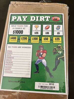 Pay Dirt Collectible Tks Permitted for Sale Local Law Free Ship US Only *48