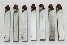 7x HM - Seiten-Drehmeißel Drehstahl - DANIT - 16 mm - gerade - links - P20 - NEU