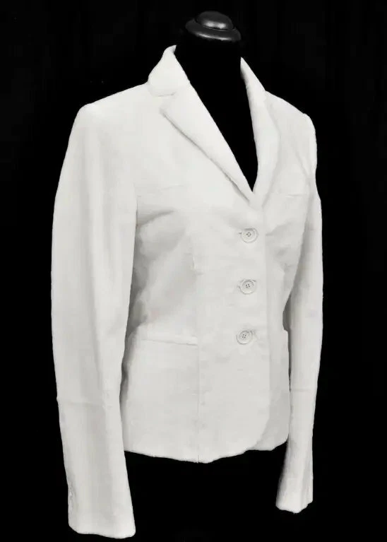 Blazer in pelliccia di visone bianco Tom Ford $14K per Gucci