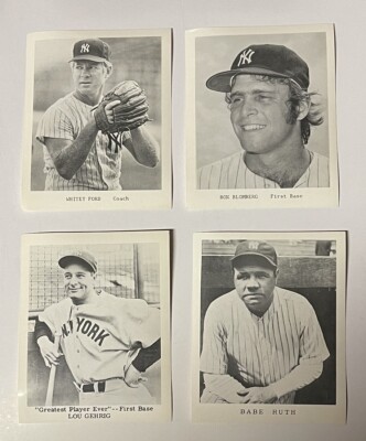 1970s New York Yankees Team Issue Singles You Pick