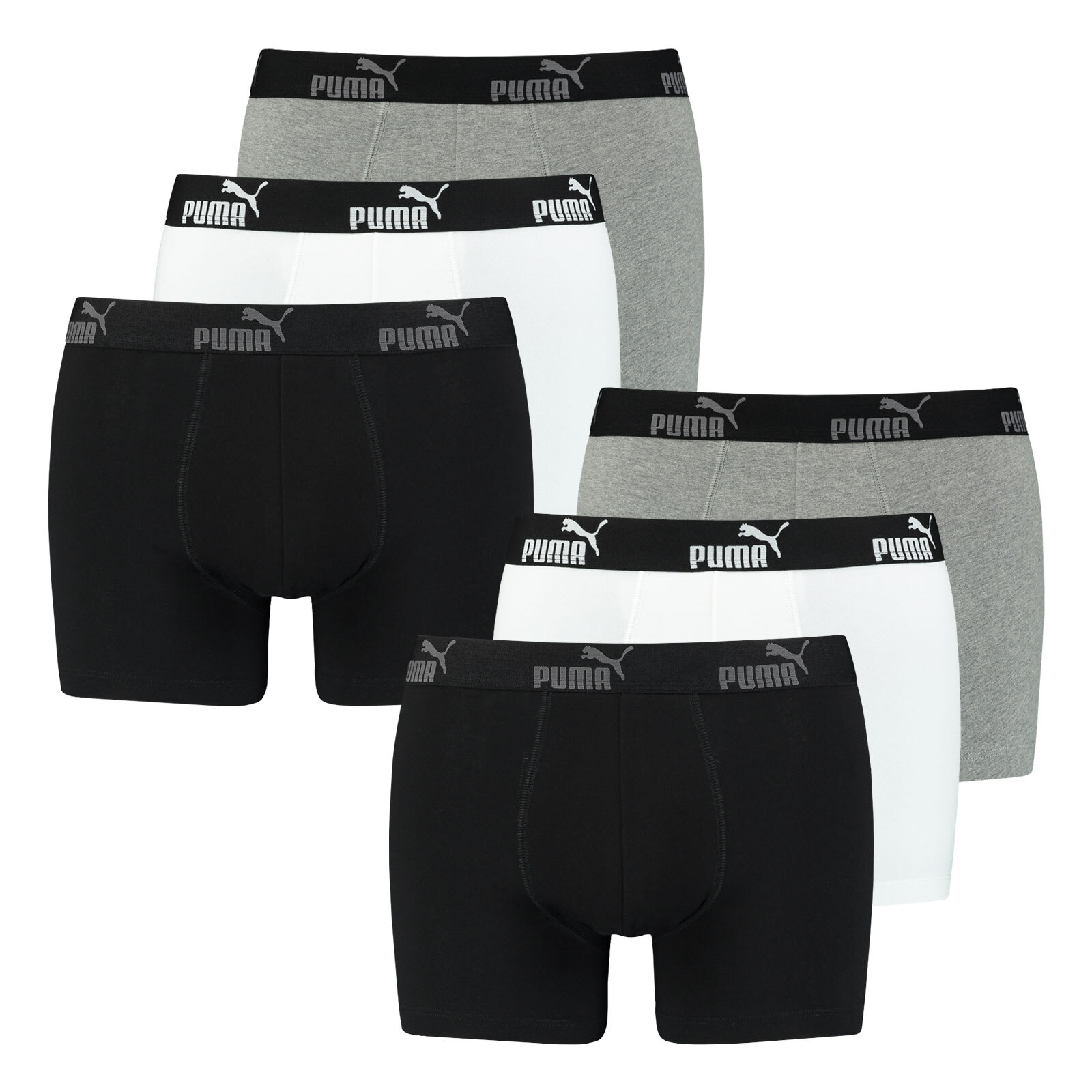 Puma Boxershort 6er Pack Herren Basic Black Limited Edition 6er Pack PUMA Herren Boxershorts Unterhosen Shorts Promo Boxer S M L XL