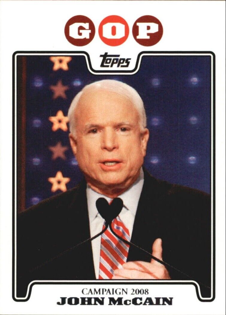 Topps Campaign 2008 Cards Obama Clinton Gold Biden You Pick - FREE Ship - Picture 6 of 29