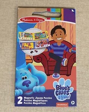 Melissa  Doug Blue's Clues  You 2-15 Pc TakeAlong Magnetic Jigsaw Puzzles NEW