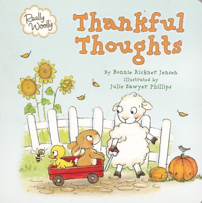 Really Woolly Thankful Thoughts Christian Themed Children's Board Book NEW