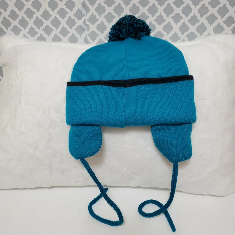 NBA New Orleans Charlotte Hornets Niño Pequeño Pom Puño Tejido Sombrero Gorro -Reebok Nuevo con Etiquetas Foto 2 de 4